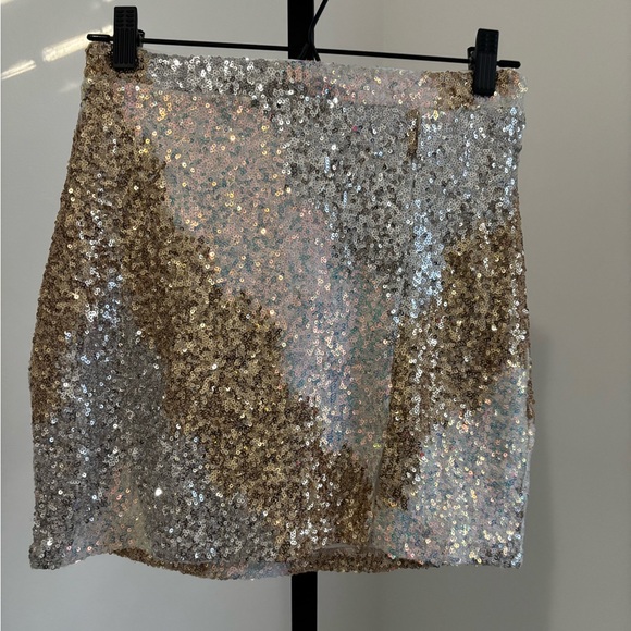 12th Tribe Cream Button-Up Shirt and Skirt set - Picture 3 of 7